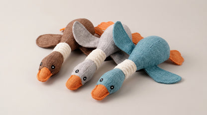 Duck Plush Dog Toy