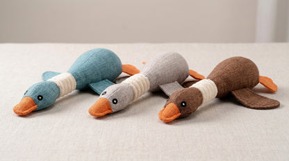 Duck Plush Dog Toy