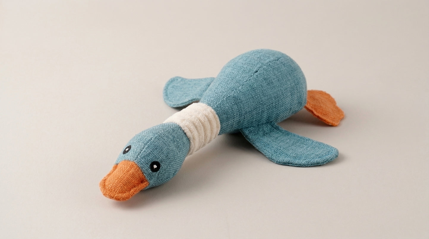 Duck Plush Dog Toy