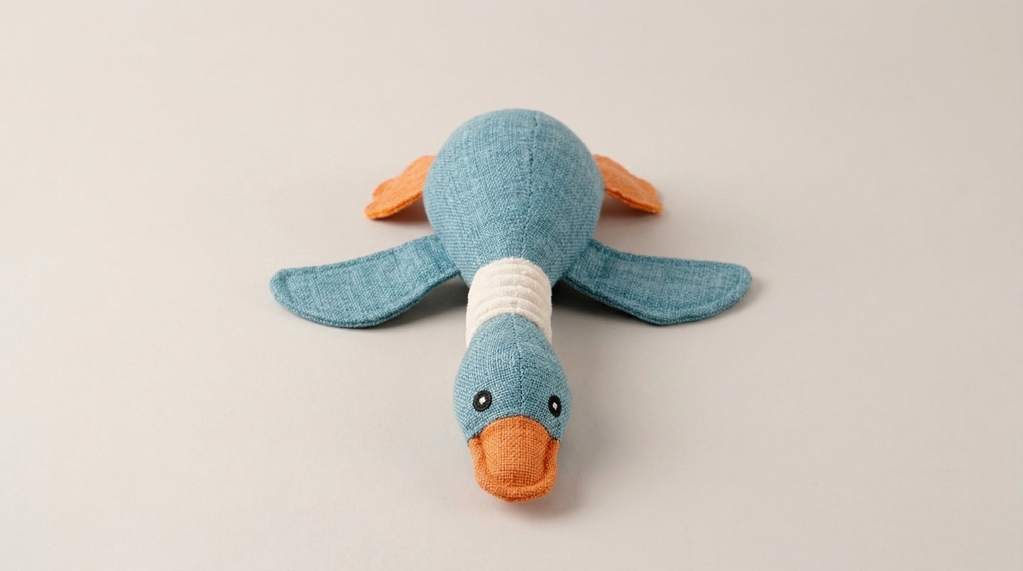 Duck Plush Dog Toy
