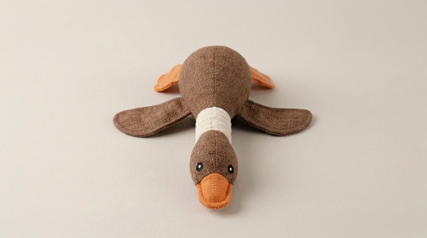 Duck Plush Dog Toy