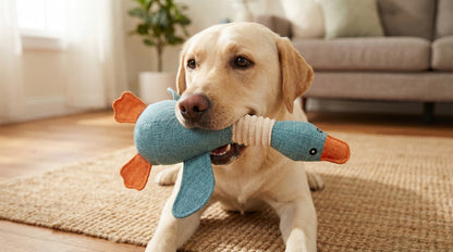 Duck Plush Dog Toy