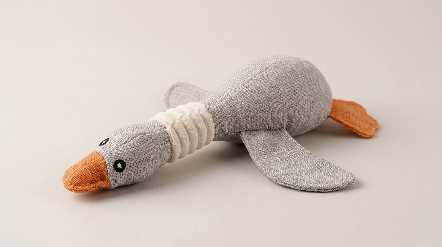 Duck Plush Dog Toy