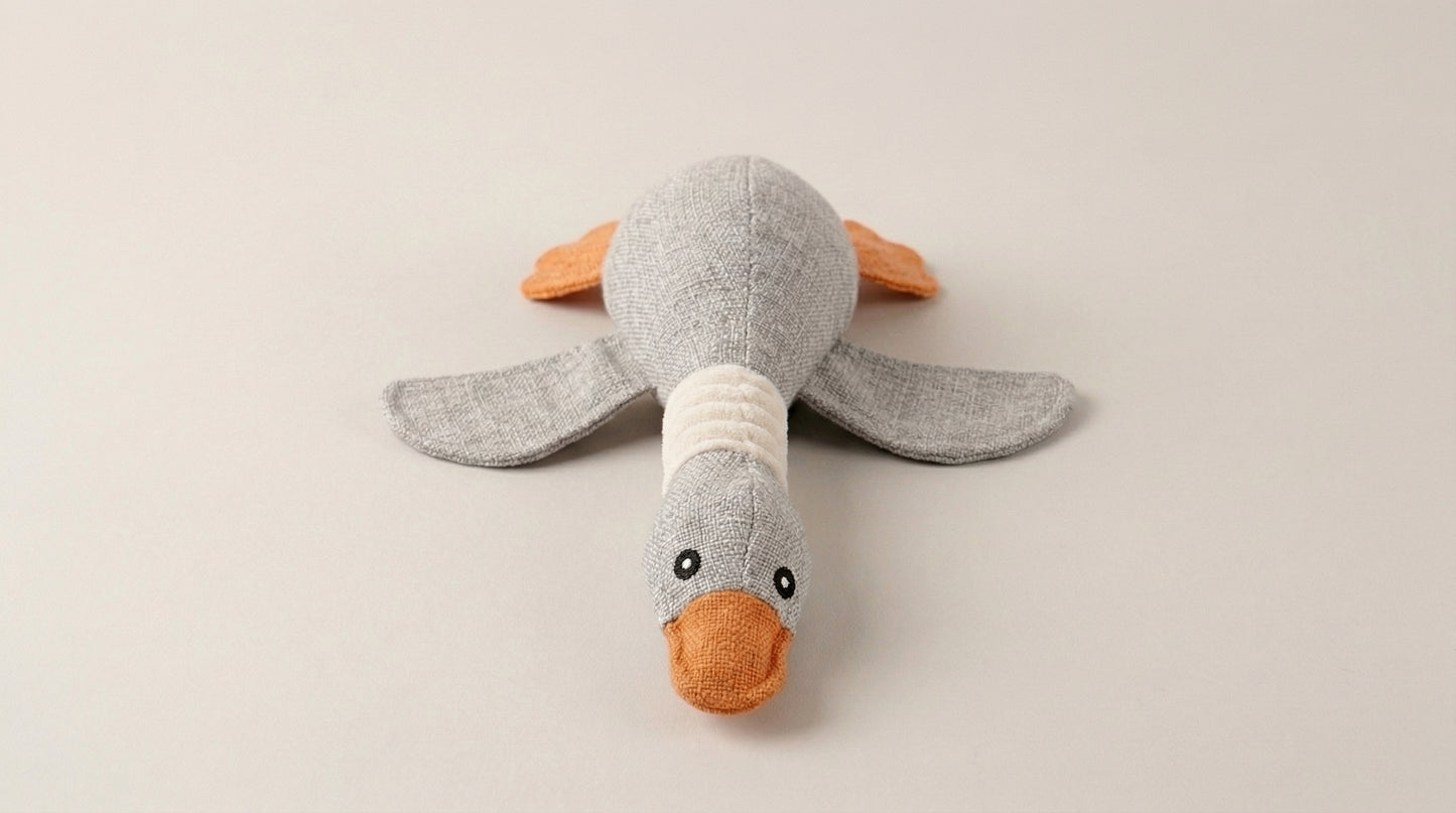 Duck Plush Dog Toy